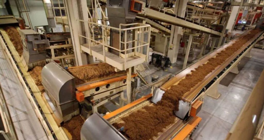 Cut Rolled Expanded Stems in various stages of production